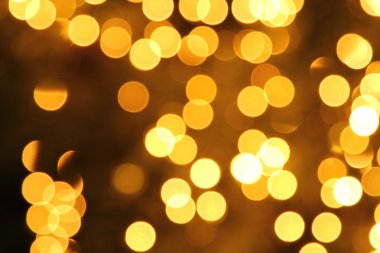 Arka plan bokeh ışık gece