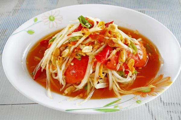 Papaya salatası Som Tam Tay