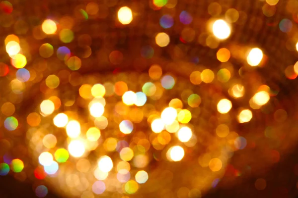 Arka plan bokeh, gece ışıkları
