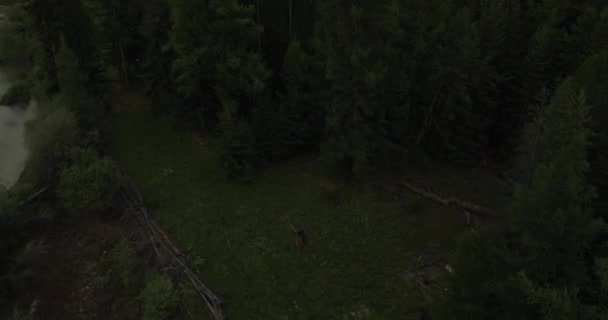 Survoler la rivière par temps nuageux .