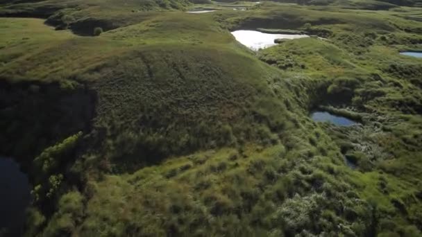 Volando sobre el lago. — Vídeos de Stock