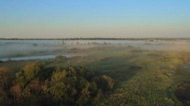 panoramik sonbahar manzarası.