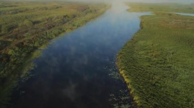 panoramik sonbahar manzarası.