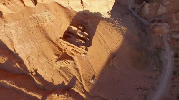 Kanyonların üst görüntüsü — Stok video