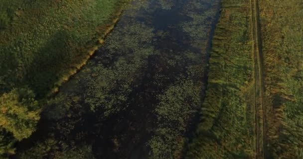 Paysage d'automne panoramique .