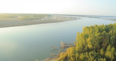 panoramik sonbahar manzarası.