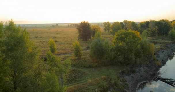 Paysage d'automne panoramique .