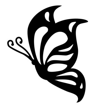 Free 91 Butterfly Side View Svg SVG PNG EPS DXF File