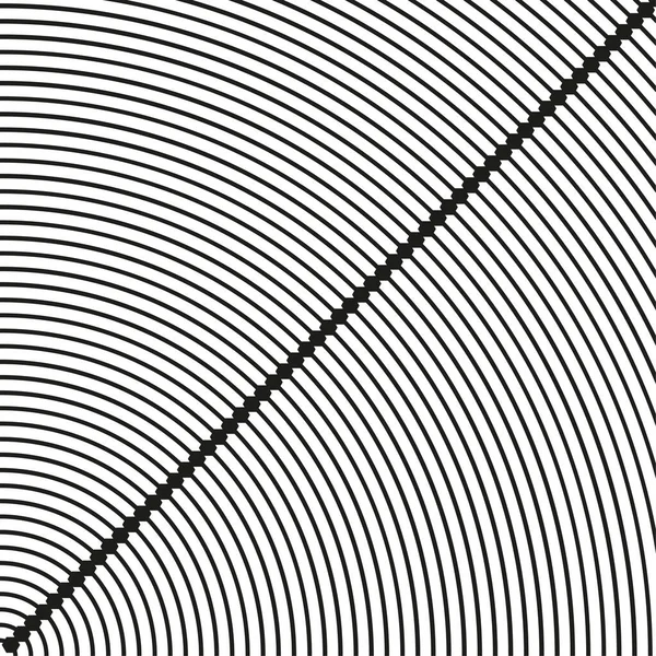 Eşmerkezli çizgiler. Geometrik çember parçası. Soyut Vektör grafiği. Çapraz bölme şekli. EPS 10.