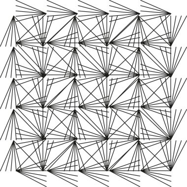 Profesyonel monokrom desenleri. Sofistike geometrik vektör. 10 sembol. Simetrik tekrarlayan çizimler. EPS 10.