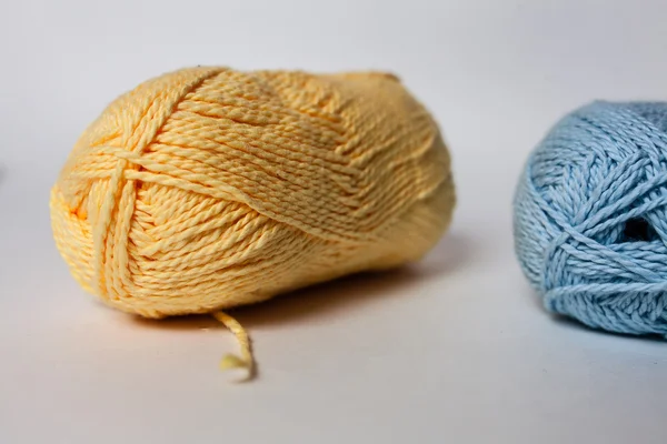 Knitting yarn isolated — Stock Photo, Image