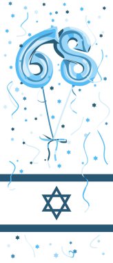 İsrail 68 Bağımsızlık günü. Ulusal tatil.