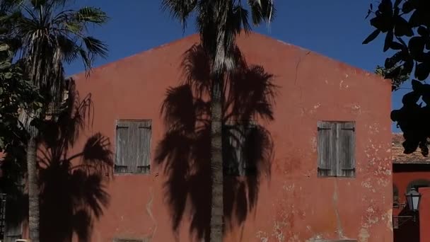 Das Nachdenken über die Insel im Senegal — Stockvideo
