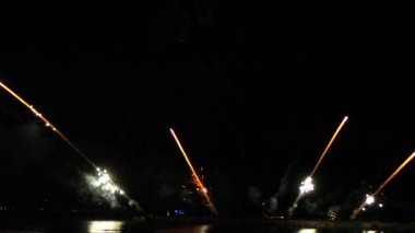 Fireworks uygulamasında beach, Fransa