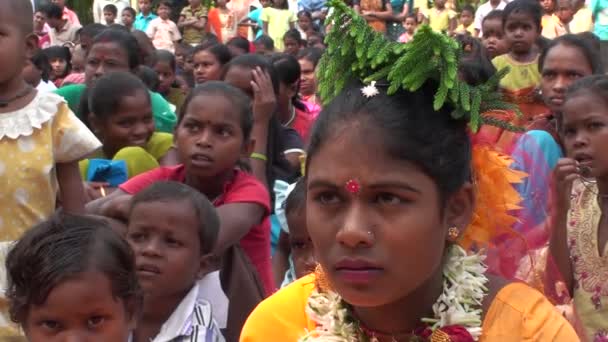 Celebración de un matrimonio indio, en Jaipur, estado de Radjasthan, India — Vídeo de stock