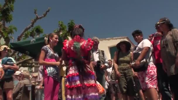 Feest van Tarasque in Provence, Frankrijk — Stockvideo