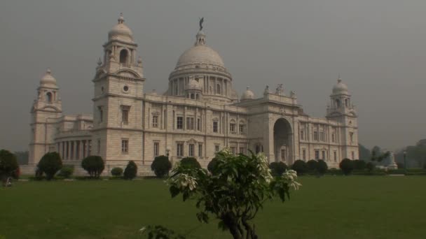 De Queen Victoria Memorial in Kolkata — Stockvideo