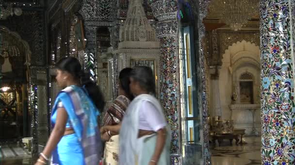 Indian temple in Calcutta,   India. Asia — Stock Video