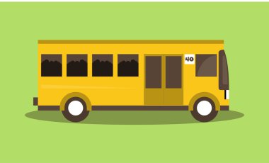 Komik otobüs vektör