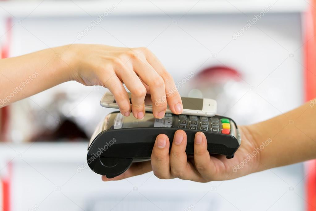 paying through smartphone using NFC technology