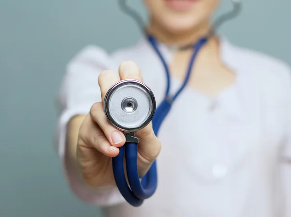 doctor holding a stethoscope