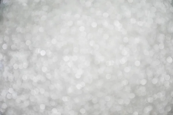 Silver Shiny Bokeh Background — Stock Photo, Image