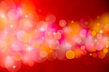 kırmızı bokeh parlak arkaplan