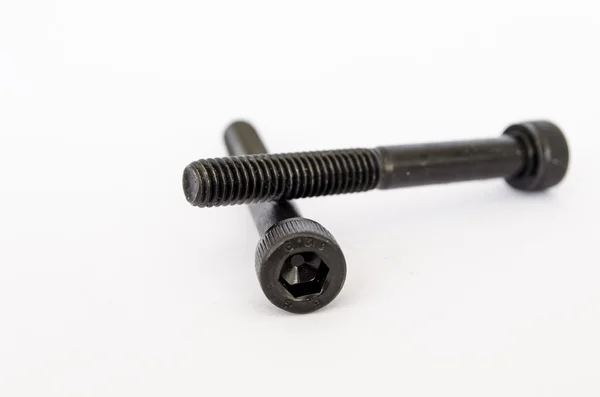 Steel machine screws — Stock Photo, Image