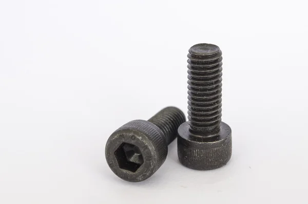 Steel machine screws — Stock Photo, Image