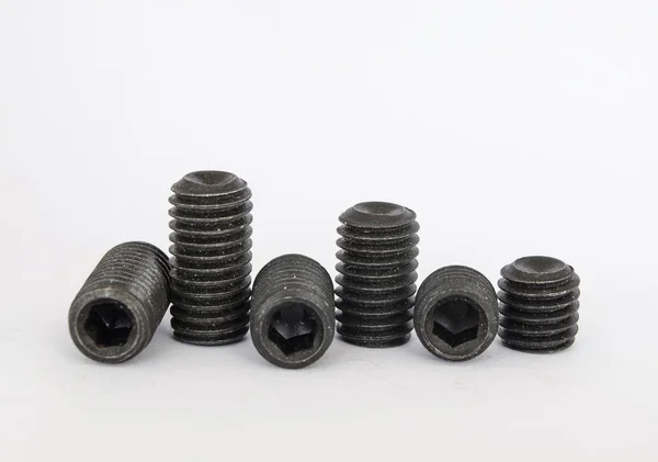 Steel machine screws — Stock Photo, Image