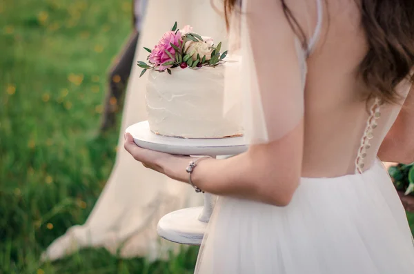 White wedding dress — Stock Photo, Image