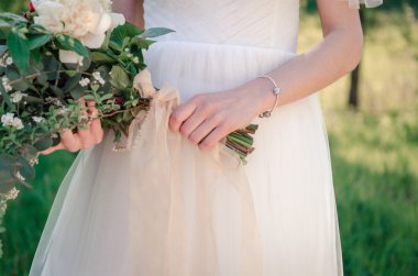 Gelin ve düğün buketi