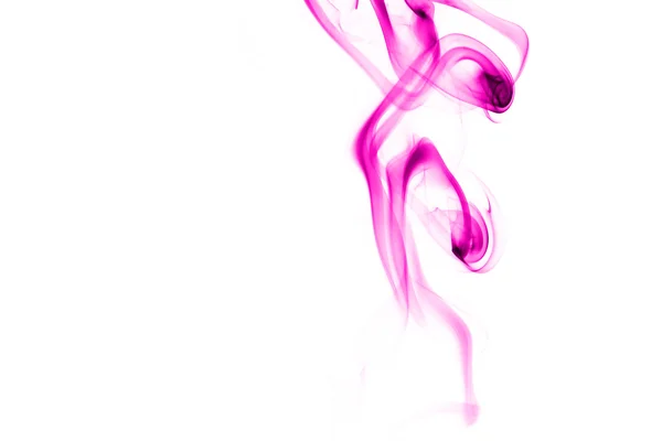 Αφηρημένη ροζ καπνού σε άσπρο φόντο — Φωτογραφία Αρχείου