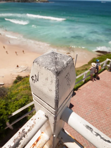 Sydney Bondi Beach Australia 2013 Escalera Playa Bondi Que Conduce — Foto de Stock