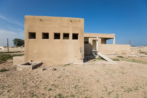 Verlassenes Haus, altes ras al khaimah verlassene Geisterstadt, al jazirah al hamra. — Stockfoto