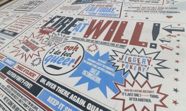 Komedi halı blackpool lancashire İngiltere'de