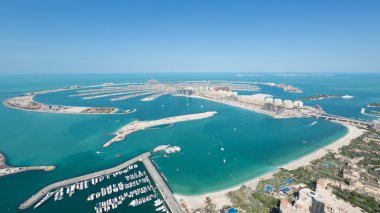 Jumeirah Palmiye Adası dubai dubai marina, Birleşik Arap Emirlikleri Prenses kulede çatı üstünden vurdu