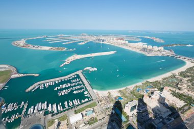 Jumeirah Palmiye Adası dubai dubai marina, Birleşik Arap Emirlikleri Prenses kulede çatı üstünden vurdu
