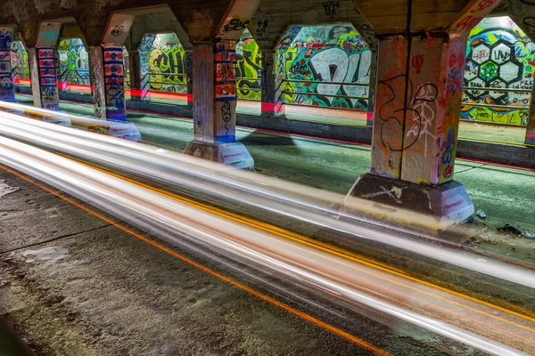 Krog Street tünel Atlanta, Georgia'da duvarlarda grafiti