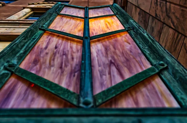 Asheville, Kuzey Carolina, ABD zeminde garip ışık fixures