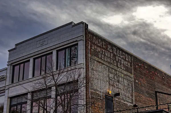 Véletlenszerű épület Asheville, North Carolina, Amerikai Egyesült Államok — Stock Fotó