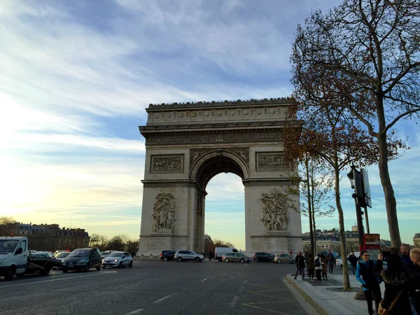 O Arco do Triunfo, Paris — Fotografia de Stock