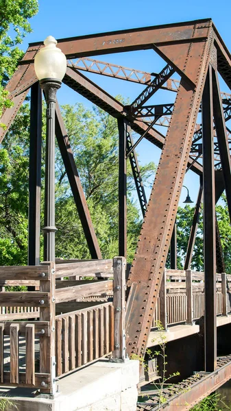 Puente del Tren Trestle Histórico — Foto de Stock