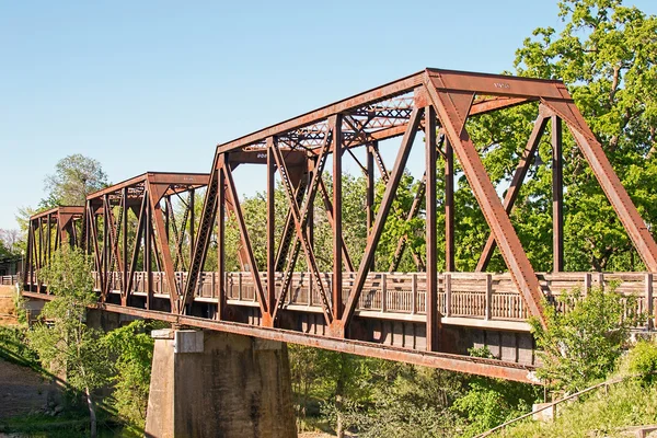 Histórico Trestle Train Bridge — Fotografia de Stock