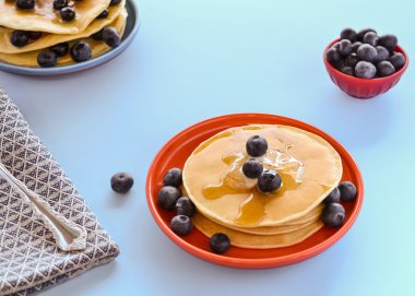 Kahvaltı için Bueberry krep