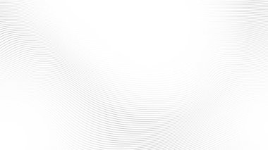 Soyut beyaz ve gri renk, modern tasarım çizgili arka plan eğri çizgileri, dalgalı desen. Vektör illüstrasyonu.