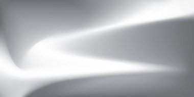 Soyut beyaz ve gri eğimli arkaplan. Vektör illüstrasyonu.