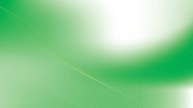 Soyut beyaz ve yeşil renk, modern tasarım çizgili arka plan eğri çizgileri, dalgalı desen. Vektör illüstrasyonu.