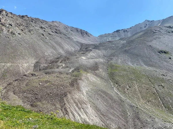 Kegety Pass Tien Shan Mountains Luglio 2021 Vista Sulla Strada — Foto Stock