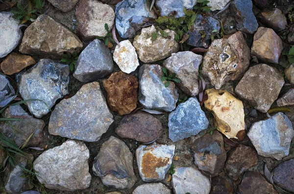 背景の様々 な小石石 ストック画像